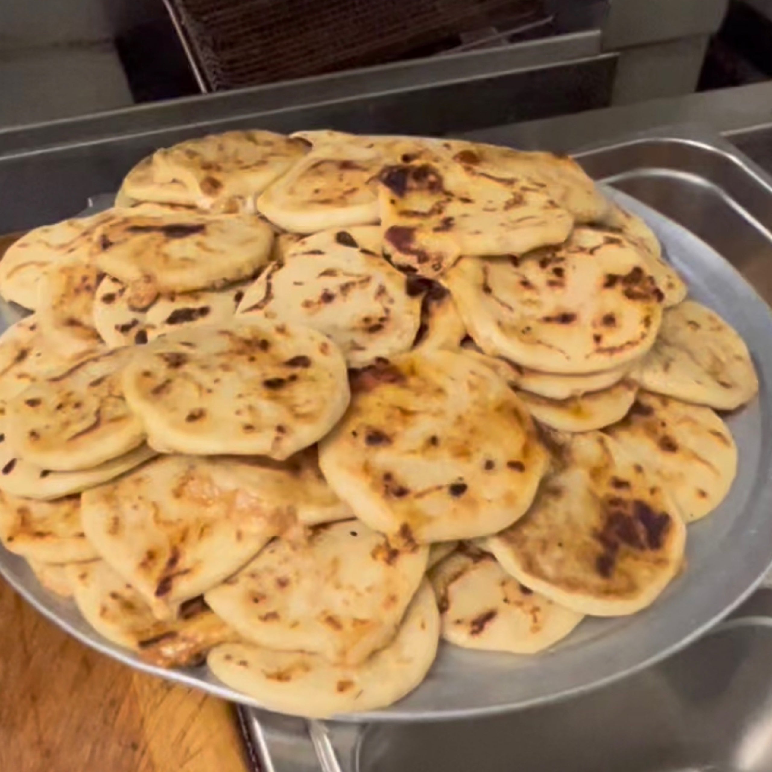 Full Tray MINI Pupusas (50) De Cora | La Pupusa Urban Eatery